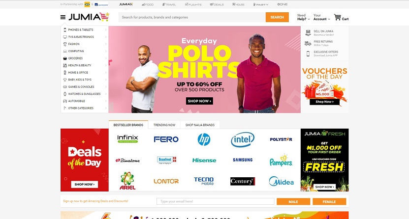 ElvisEdem - Jumia | top affiliate programs